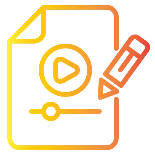 Visual symbol of the content creation icon by the best digital marketer in Abu Dhabi.